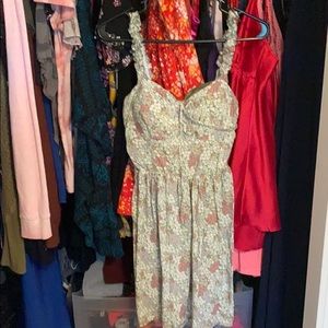 🌺Green floral dress🌺